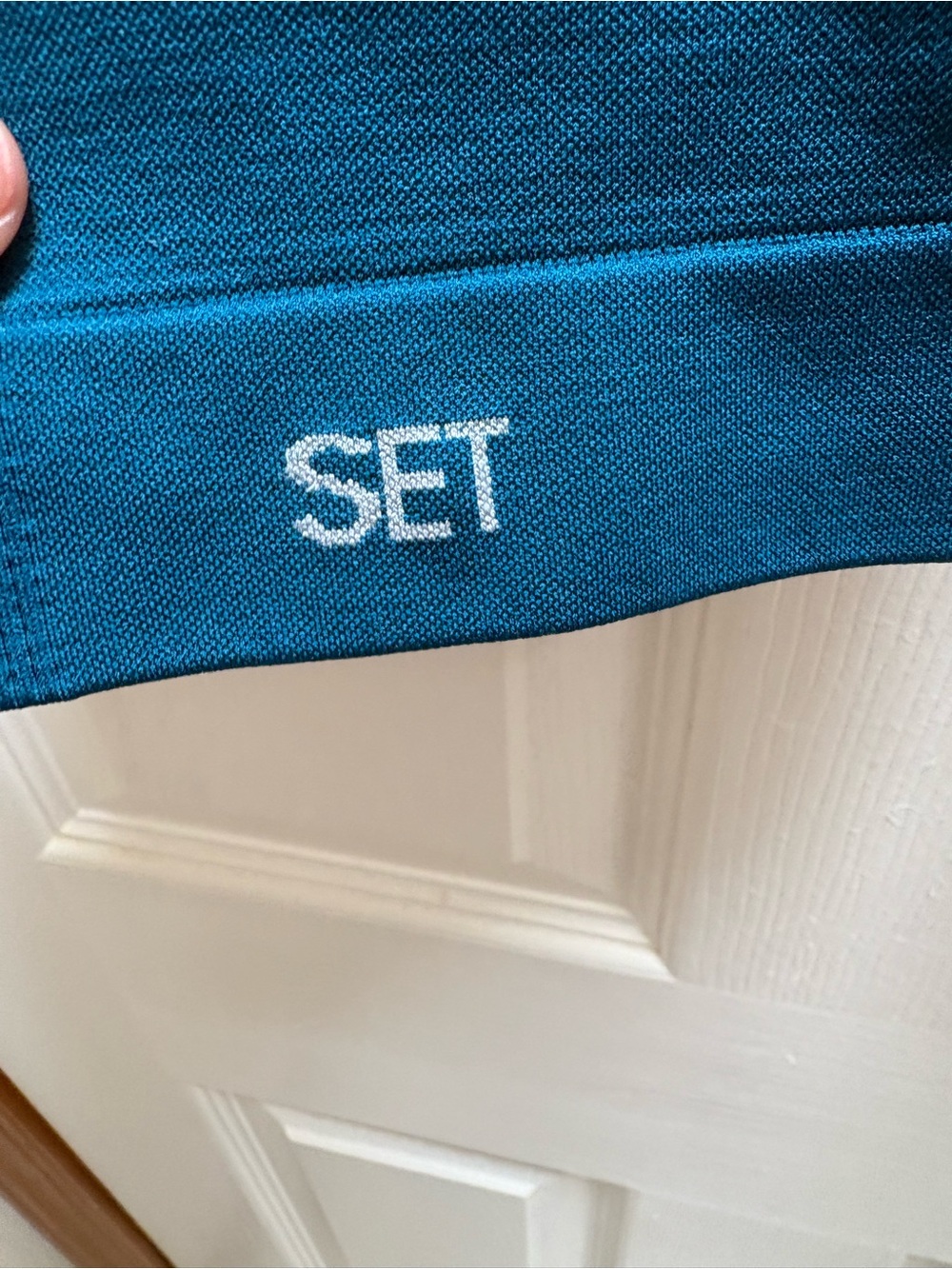 SET Active Women's Athletic Shorts Trio - Gray, Teal, Red - Picture 3 of 10